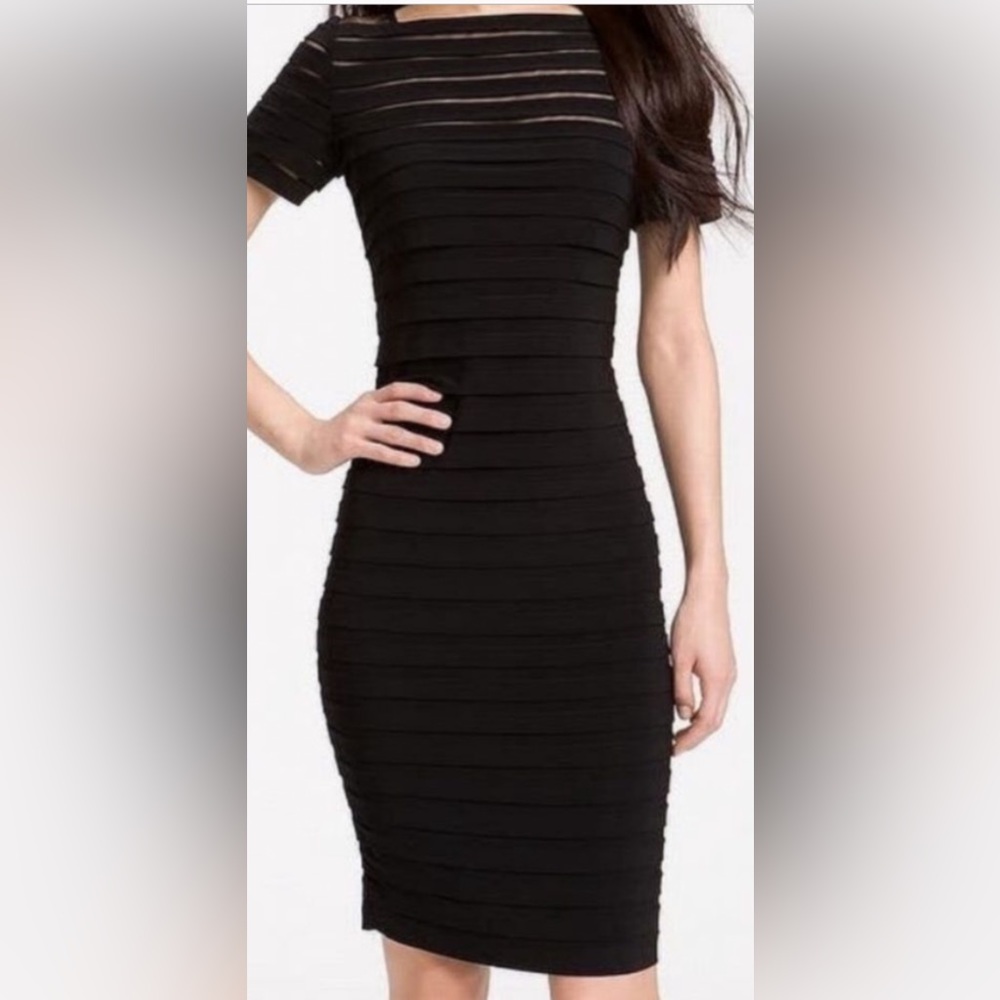 Black Adrianna Papell Cocktail Dress